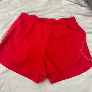 Lululemon Run Shorts Red 6 Women’s